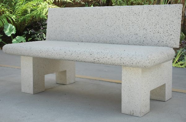 Terrazzo garden bench made by ATTF Oman